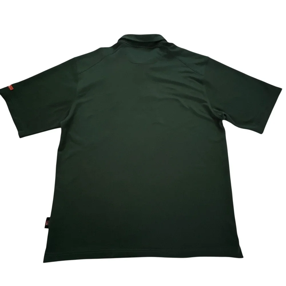 Nike Team Miami‎ Hurricanes Sphere Dry Polo Shirt Mens XL Green NCAA Football